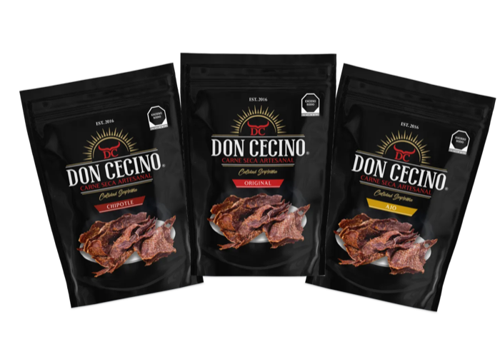 Kit de 3 sabores de carne seca